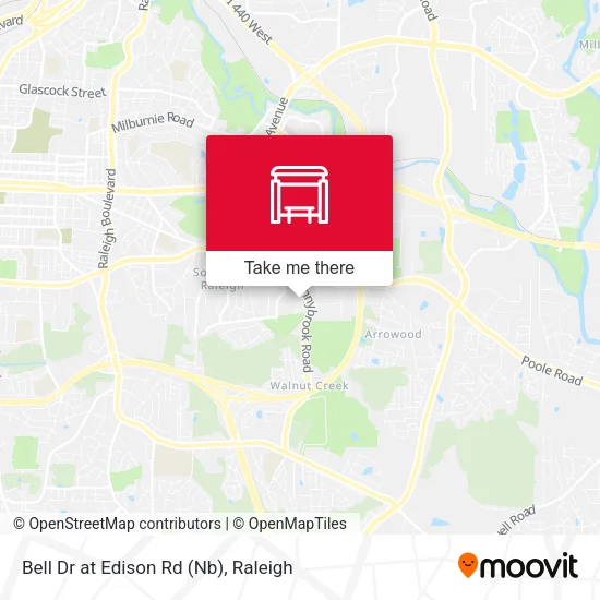 Mapa de Bell Dr at Edison Rd (Nb)