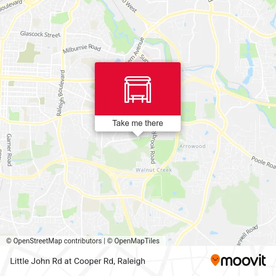 Mapa de Little John Rd at Cooper Rd