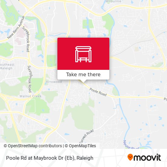 Poole Rd at Maybrook Dr (Eb) map