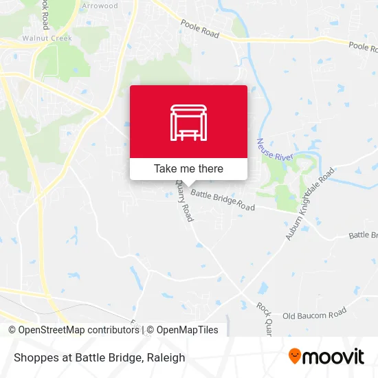 Shoppes at Battle Bridge map