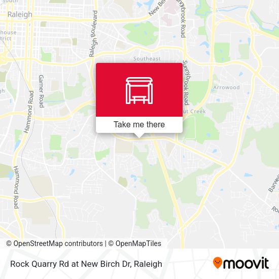 Rock Quarry Rd at New Birch Dr map