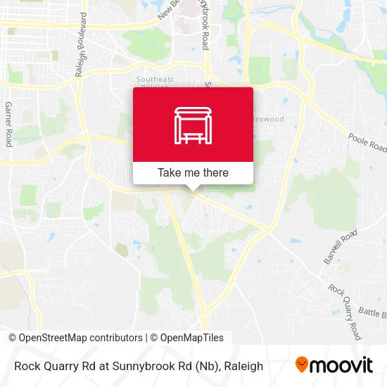 Mapa de Rock Quarry Rd at Sunnybrook Rd (Nb)