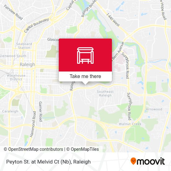 Peyton St. at Melvid Ct (Nb) map
