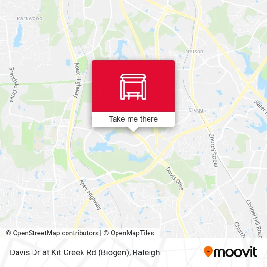 Davis Dr at Kit Creek Rd (Biogen) map