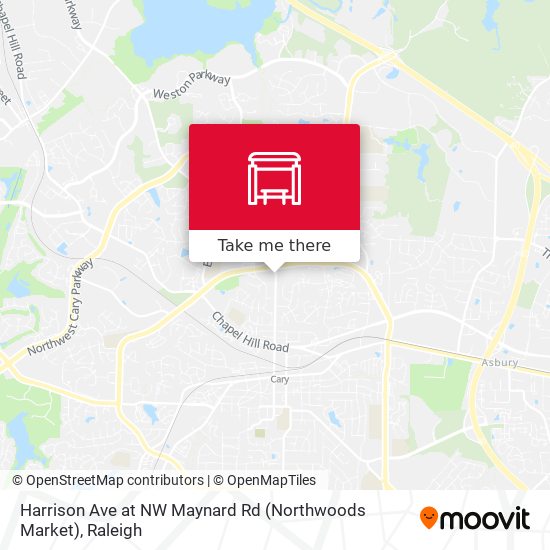Harrison Ave at NW Maynard Rd (Northwoods Market) map