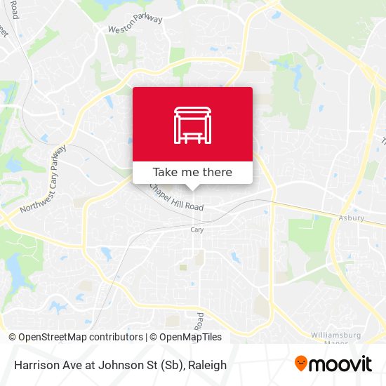 Mapa de Harrison Ave at Johnson St (Sb)
