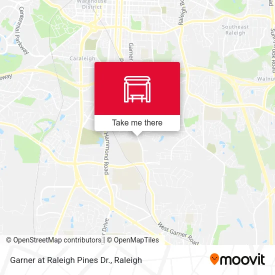 Mapa de Garner at Raleigh Pines Dr.