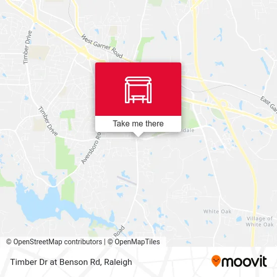 Timber Dr at Benson Rd map