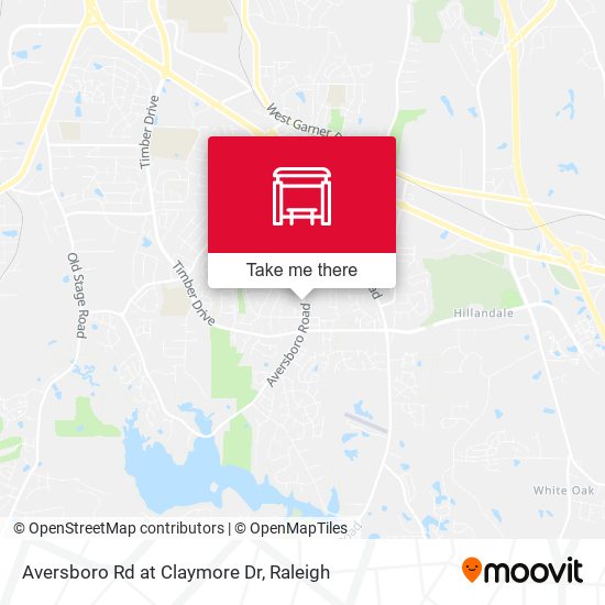 Aversboro Rd at Claymore Dr map
