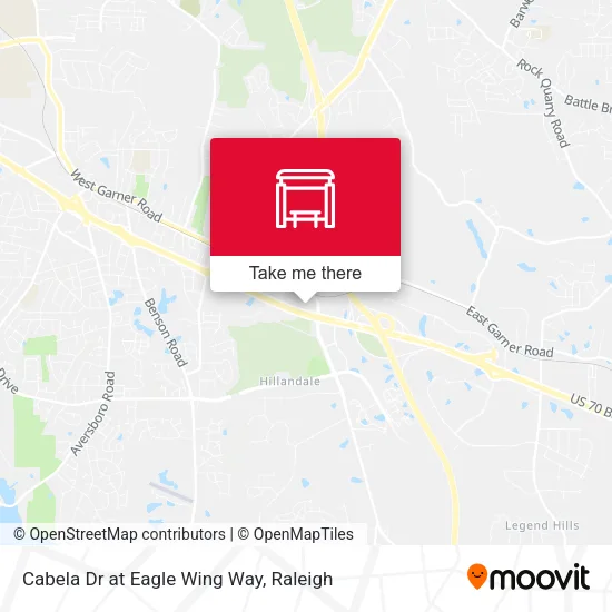 Mapa de Cabela Dr at Eagle Wing Way