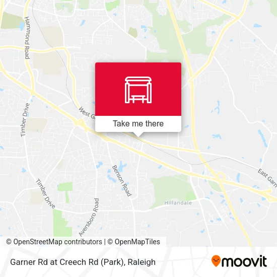 Mapa de Garner Rd at Creech Rd (Park)