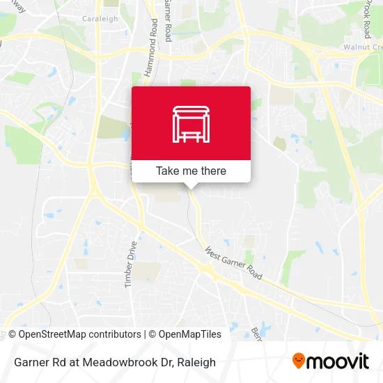 Mapa de Garner Rd at Meadowbrook Dr
