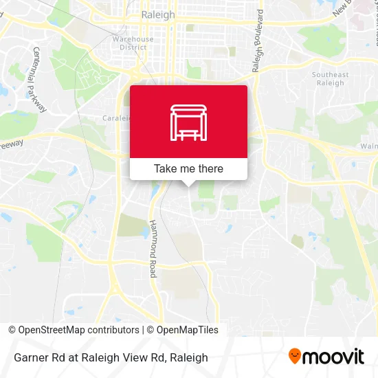 Mapa de Garner Rd at Raleigh View Rd