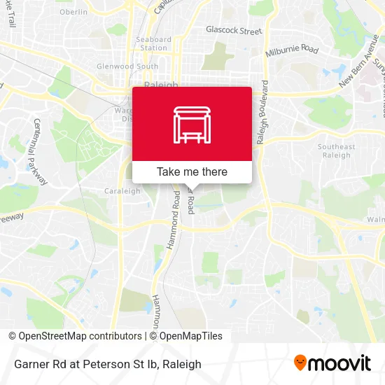 Mapa de Garner Rd at Peterson St Ib