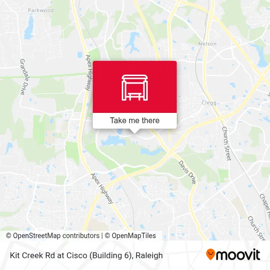 Kit Creek Rd at Cisco (Building 6) map