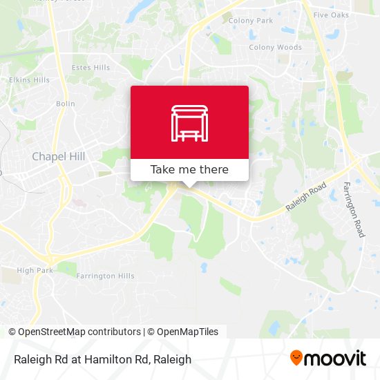 Mapa de Raleigh Rd at Hamilton Rd