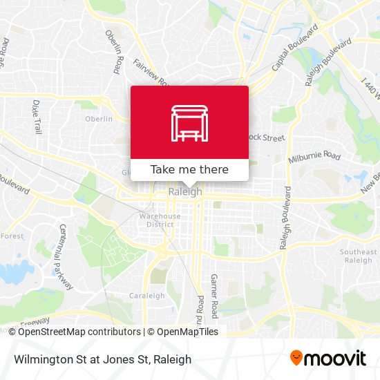 Mapa de Wilmington St at Jones St