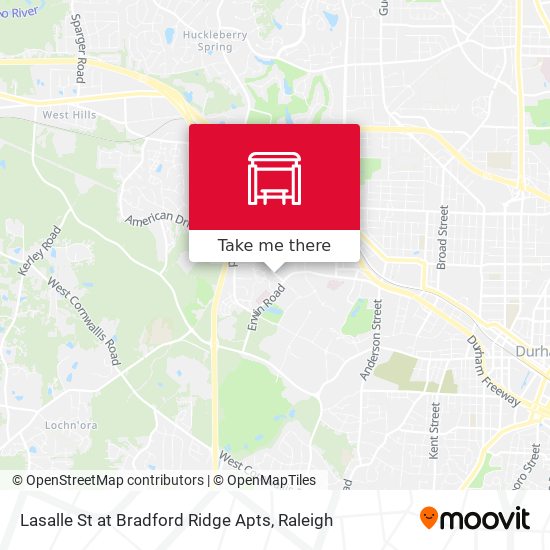 Mapa de Lasalle St at Bradford Ridge Apts‎