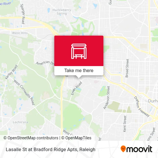 Mapa de Lasalle St at Bradford Ridge Apts‎