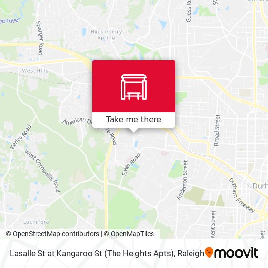 Lasalle St at Kangaroo St (The Heights Apts) map