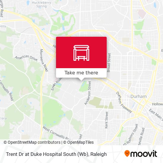 Mapa de Trent Dr at Duke Hospital South (Wb)