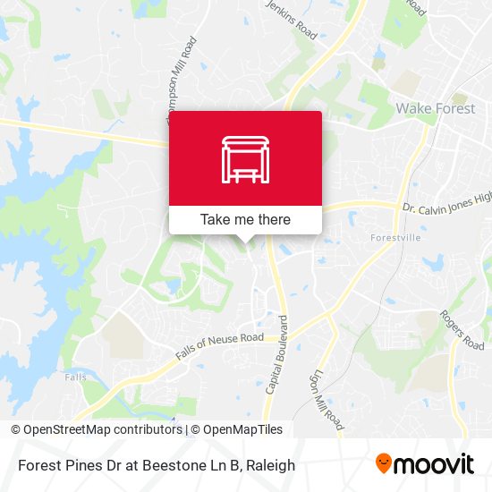 Forest Pines Dr  at Beestone Ln B map