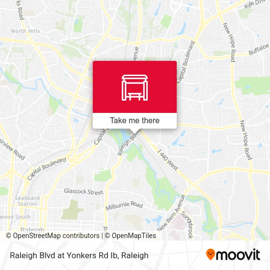 Mapa de Raleigh Blvd at Yonkers Rd Ib