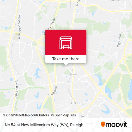 Mapa de Nc 54 at New Millennium Way (Wb)