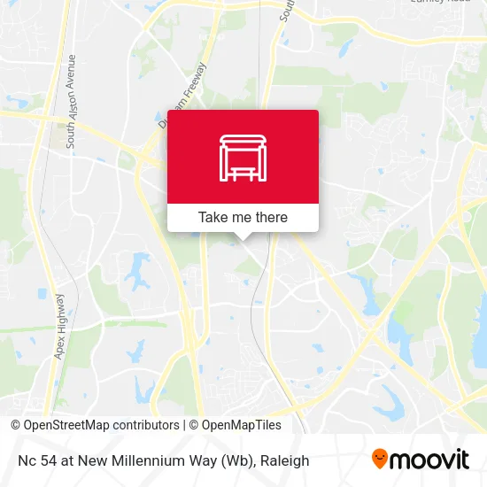 Mapa de Nc 54 at New Millennium Way (Wb)