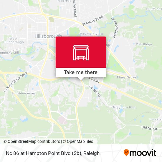 Mapa de Nc 86 at Hampton Point Blvd (Sb)