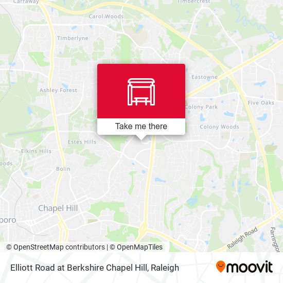 Mapa de Elliott Road at Berkshire Chapel Hill