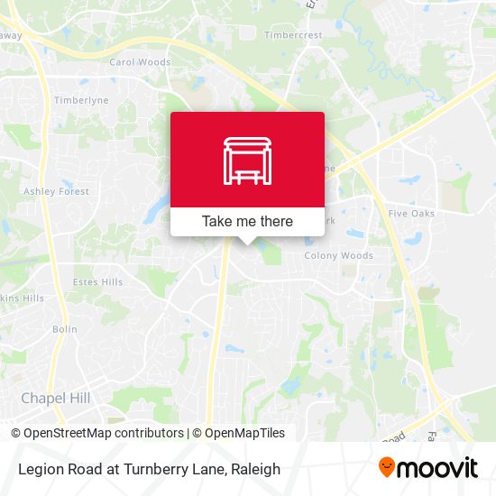 Mapa de Legion Road at Turnberry Lane