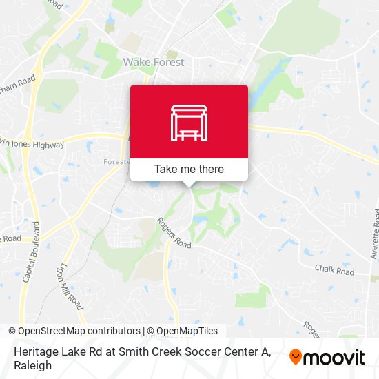 Heritage Lake Rd at Smith Creek Soccer Center A map