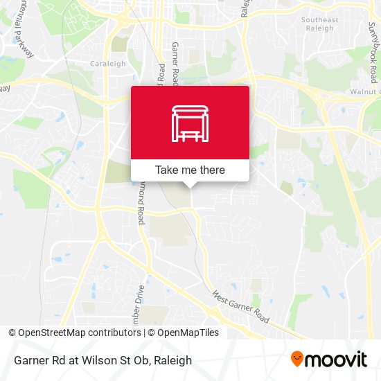 Mapa de Garner Rd at Wilson St Ob