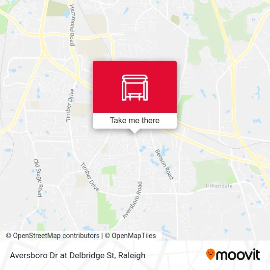 Aversboro Dr at Delbridge St map