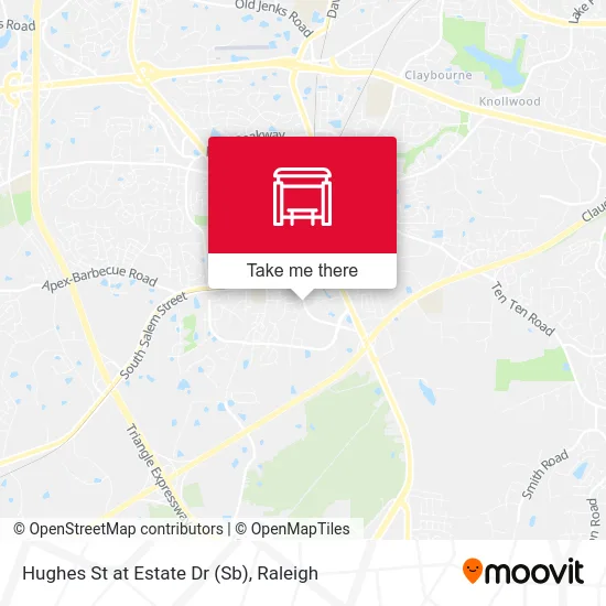 Hughes St at Estate Dr (Sb) map