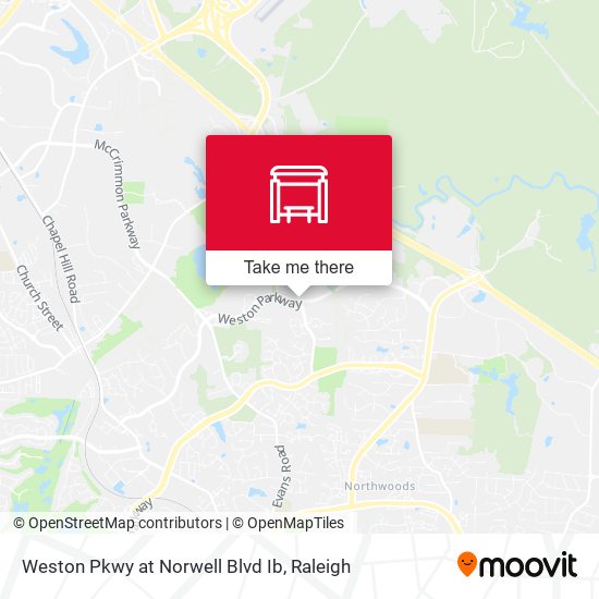 Weston Pkwy at Norwell Blvd Ib map