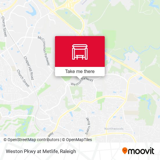 Mapa de Weston Pkwy at Metlife