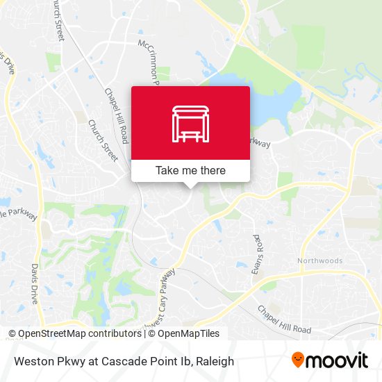 Mapa de Weston Pkwy at Cascade Point Ib