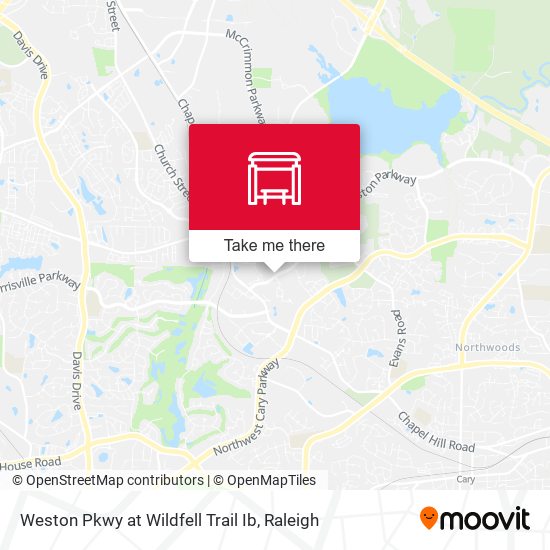 Mapa de Weston Pkwy at Wildfell Trail Ib