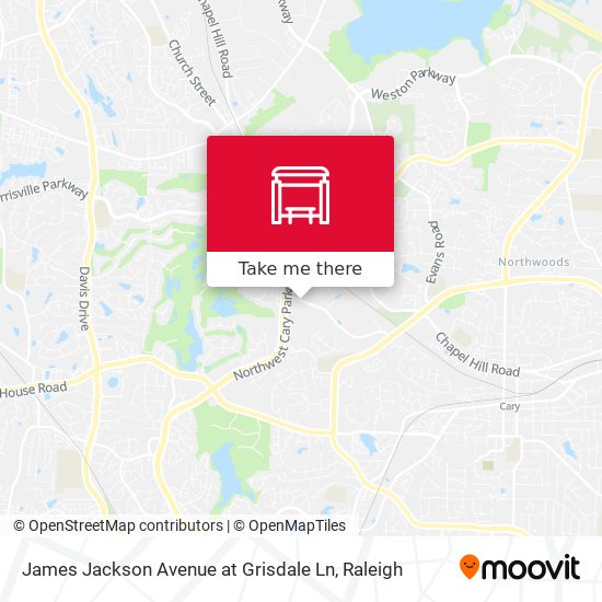 James Jackson Avenue at Grisdale Ln map