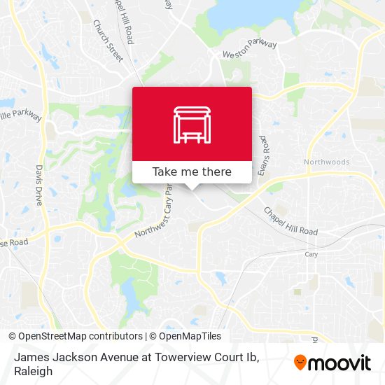 James Jackson Avenue at Towerview Court Ib map
