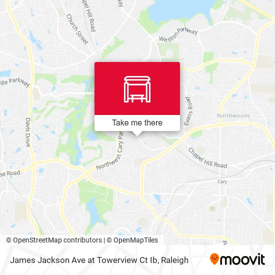 Mapa de James Jackson Ave at Towerview Ct Ib