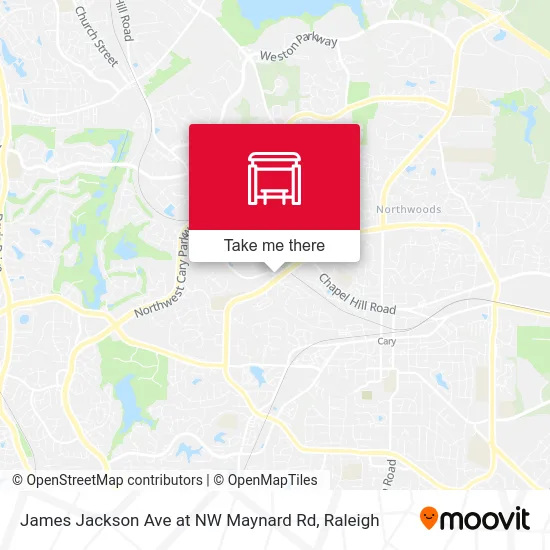 James Jackson Ave at NW Maynard Rd map