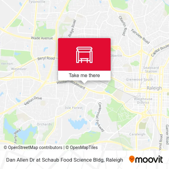Mapa de Dan Allen Dr at Schaub Food Science Bldg