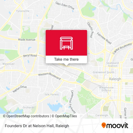 Mapa de Founders Dr at Nelson Hall