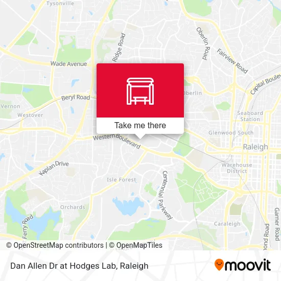 Dan Allen Dr at Hodges Lab map