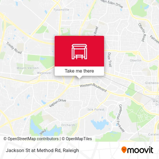 Mapa de Jackson St at Method Rd
