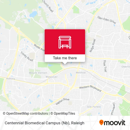 Centennial Biomedical Campus (Nb) map