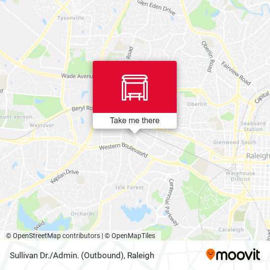 Mapa de Sullivan Dr./Admin. (Outbound)